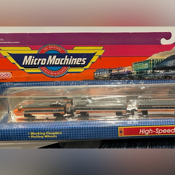 Vintage Micro Machines High Speed Bullet Train Set - Picture 3 of 7